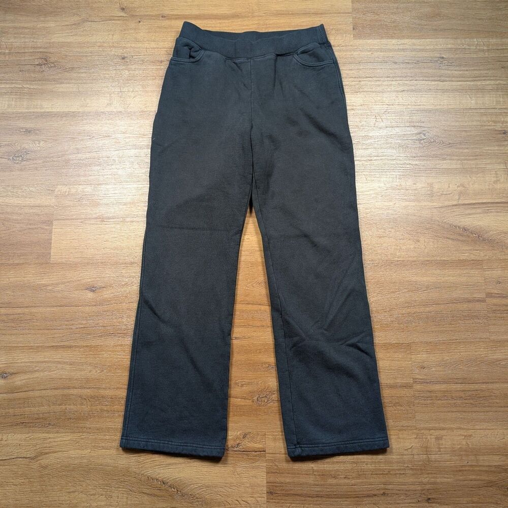 Duluth Trading Co Sweatpants Women’s S x 29 Black Classic Straight Leg Pocket